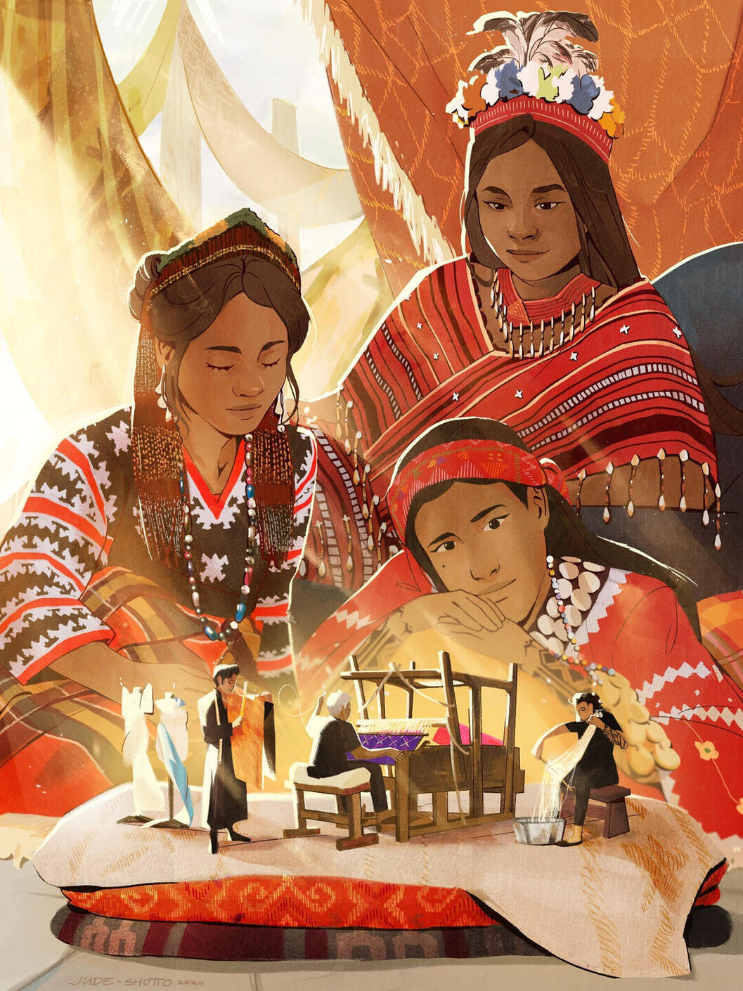 3rd Place in DOST-PTRI Art Contest - Tres Marias and The Makers